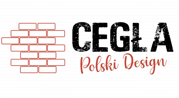 logo cegła polski design - poziome